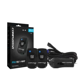 Compustar PRO R3 1-Way Remote Starter and Alarm Package