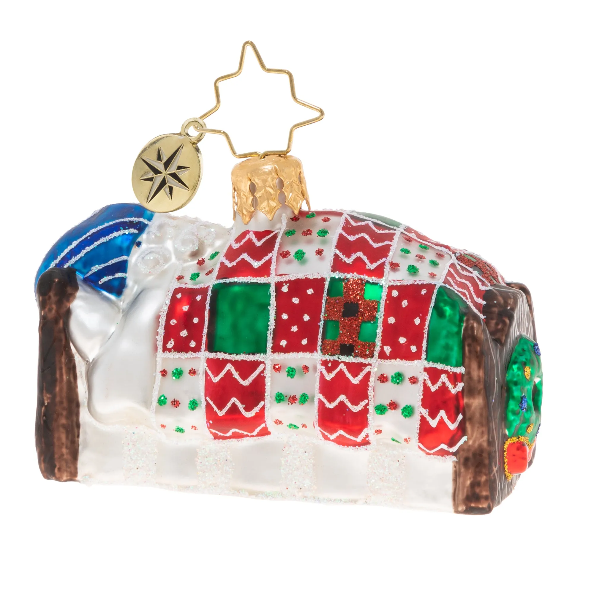 CR, Sleepy Mr. Claus Gem, 1020261, Christopher Radko