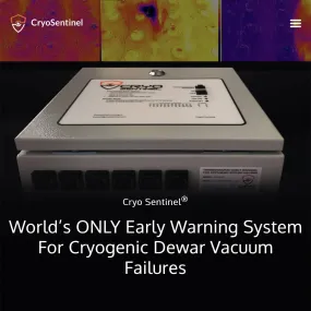 CryoSentinel® - Thermographic Cryogenic Storage Vacuum Failure Monitoring [Quote]