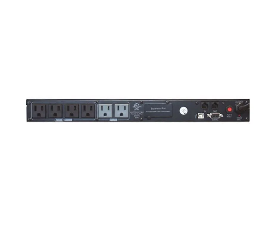 CyberPower Office 1U RM/T 1500VA/900W 6 Outlets Intelligent LCD UPS - New Battery Certified Refurbished