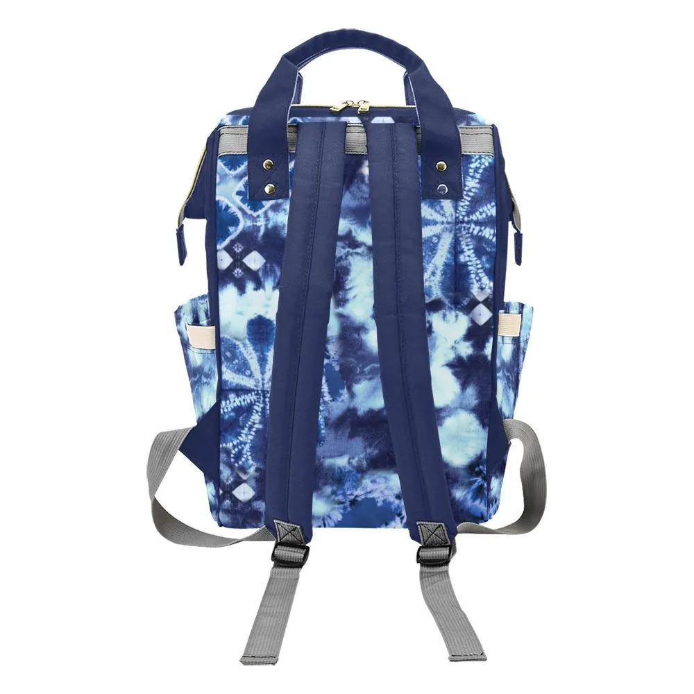 Diaper Bag - Tie Dye Design #103 | Multi Compartment Backpack, Babygirl Custom Diaper Bag, Hipster Diaper Backpack