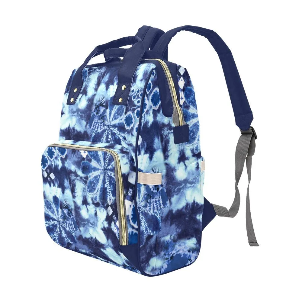 Diaper Bag - Tie Dye Design #103 | Multi Compartment Backpack, Babygirl Custom Diaper Bag, Hipster Diaper Backpack