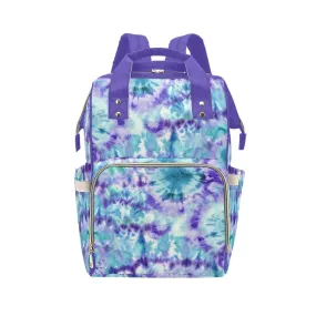 Diaper Bag - Tie Dye Design #107 | Cool Diaper Bag, Multi Compartment Bag, Babygirl Custom Diaper Bag, Hipster Diaper Backpack