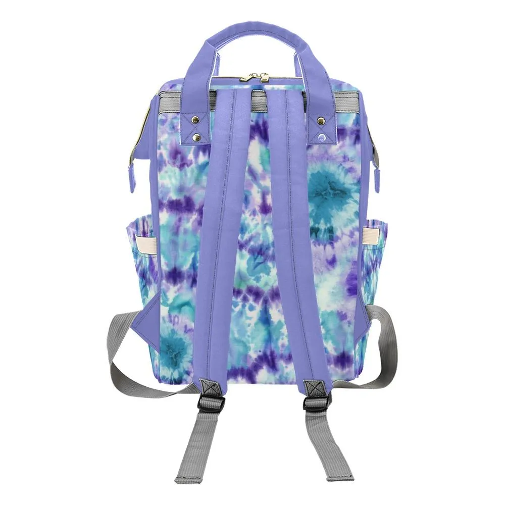 Diaper Bag - Tie Dye Design #107 | Cool Diaper Bag, Multi Compartment Bag, Babygirl Custom Diaper Bag, Hipster Diaper Backpack