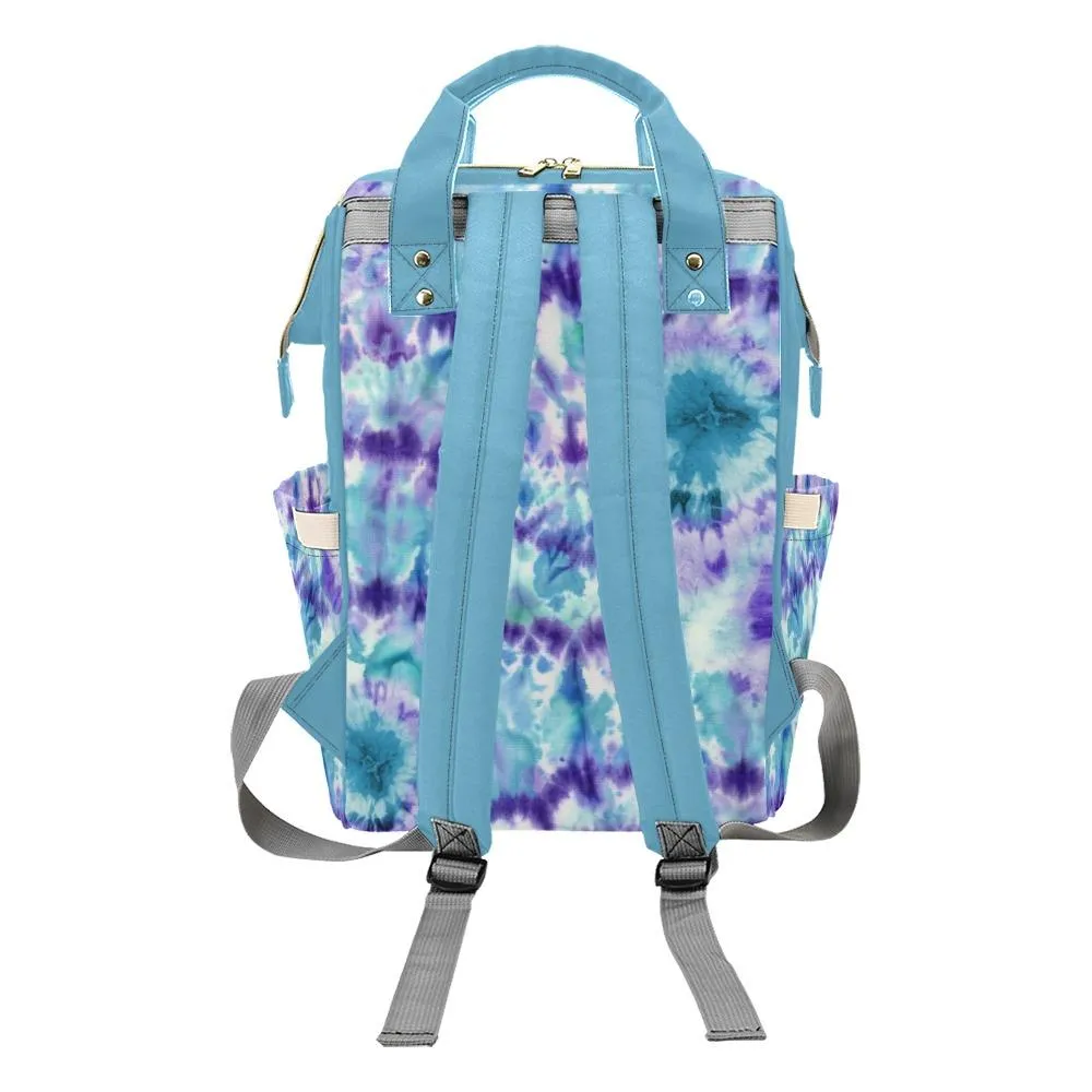 Diaper Bag - Tie Dye Design #107 | Cool Diaper Bag, Multi Compartment Bag, Babygirl Custom Diaper Bag, Hipster Diaper Backpack