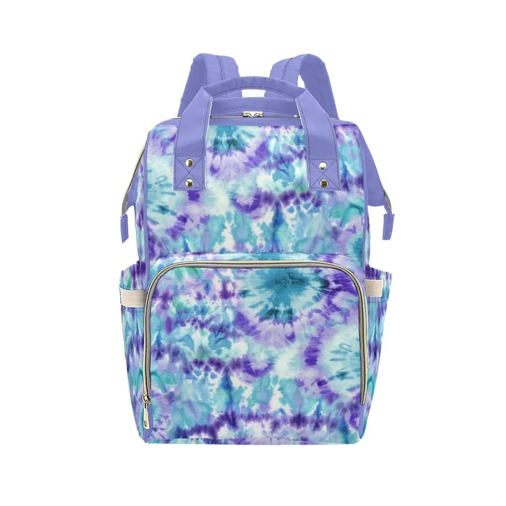 Diaper Bag - Tie Dye Design #107 | Cool Diaper Bag, Multi Compartment Bag, Babygirl Custom Diaper Bag, Hipster Diaper Backpack