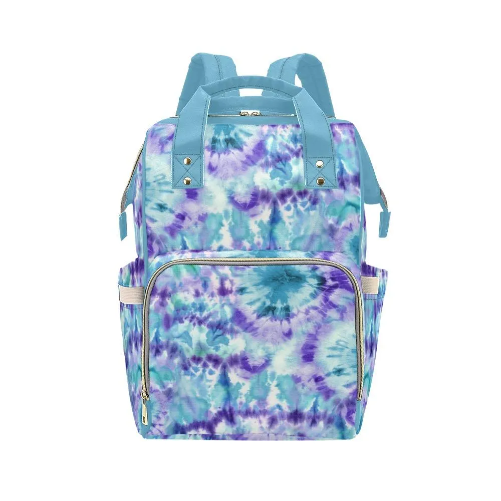 Diaper Bag - Tie Dye Design #107 | Cool Diaper Bag, Multi Compartment Bag, Babygirl Custom Diaper Bag, Hipster Diaper Backpack