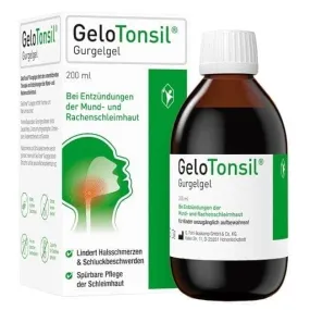 Difficulty swallowing, GELOTONSIL gargle gel