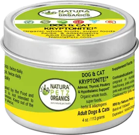 DOG and CAT KRYPTONITE MEAL TOPPER - Adrenal, Thyroid, Pituitary & Hypothalamic Support*