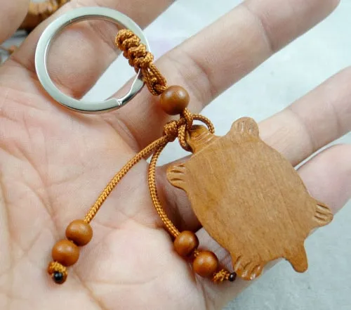 Engraving Lifelike tortoise Keyring