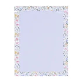Everyday Sorbet Floral - Grid   Dotted Lined   Dot Grid Classic Filler Paper - 40 Sheets