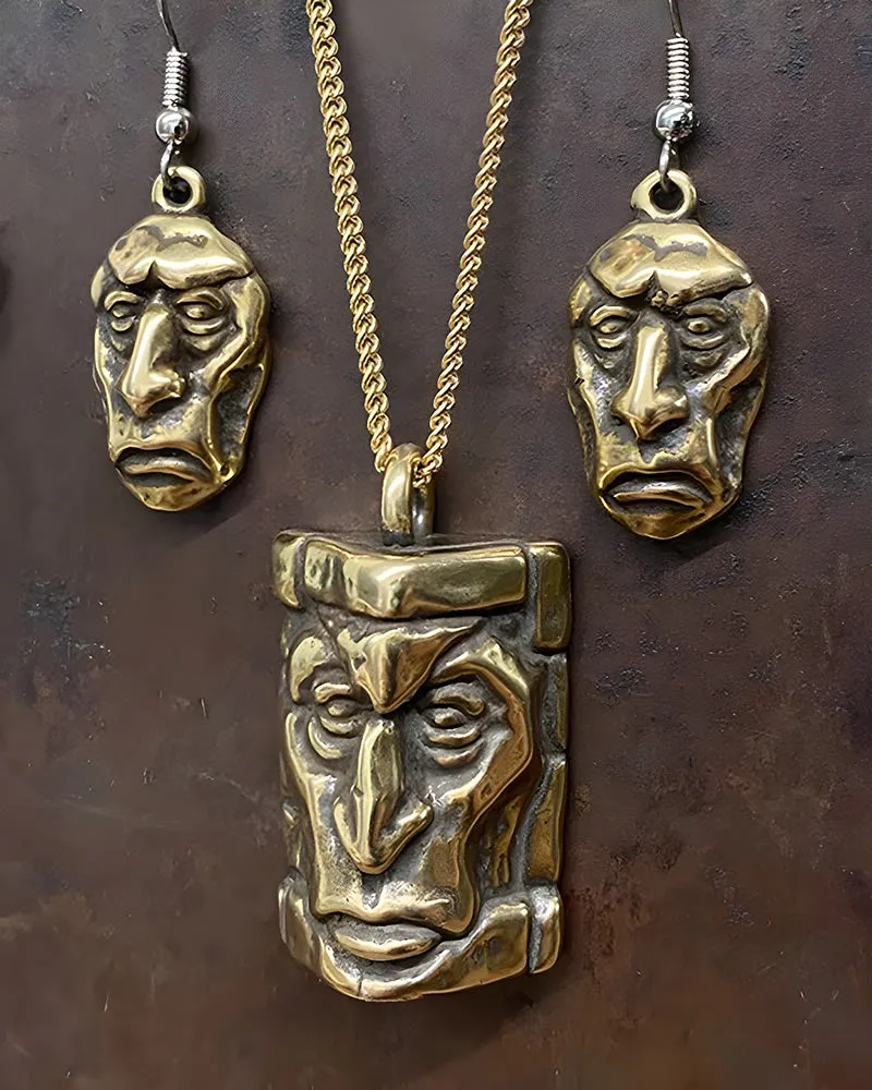 False Alarm Pendant & Earrings