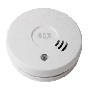 FireKnight Photoelectric Smoke Alarm 9V Battery Stand-alone Operation