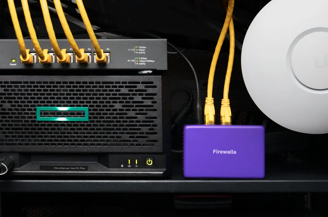 Firewalla Purple SE: Cyber Security Firewall & Router Protecting Your Family and Business (Ships Worldwide)