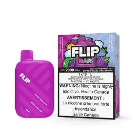 Flip Bar Grape Punch Ice And Berry Blast Ice Disposable Vape Pen