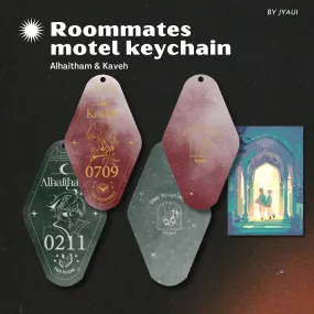 Genshin Impact - Kaveh & Alhaitham Acrylic Motel Keychain