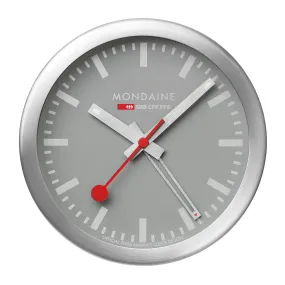 Good Grey Table and Alarm Clock, 12,5 cm