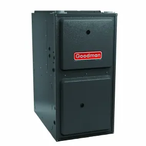 Goodman 96% AFUE 40,000 BTUs, Upflow or Horizontal Application 9-Speed Single-Stage Ultra Low NOx Natural Gas Furnace in a 17.5 in. Cabinet, Model GR9S960403BU