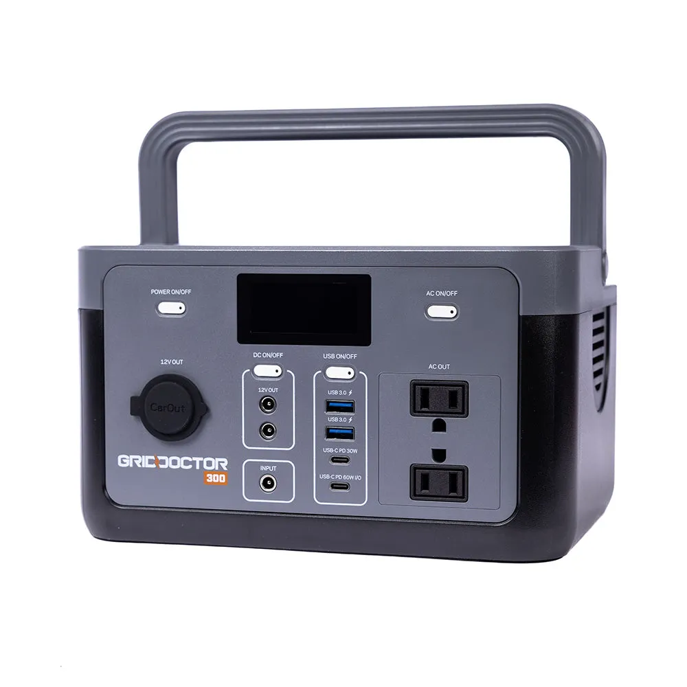Grid Doctor 300 Portable Electric Solar Generator System