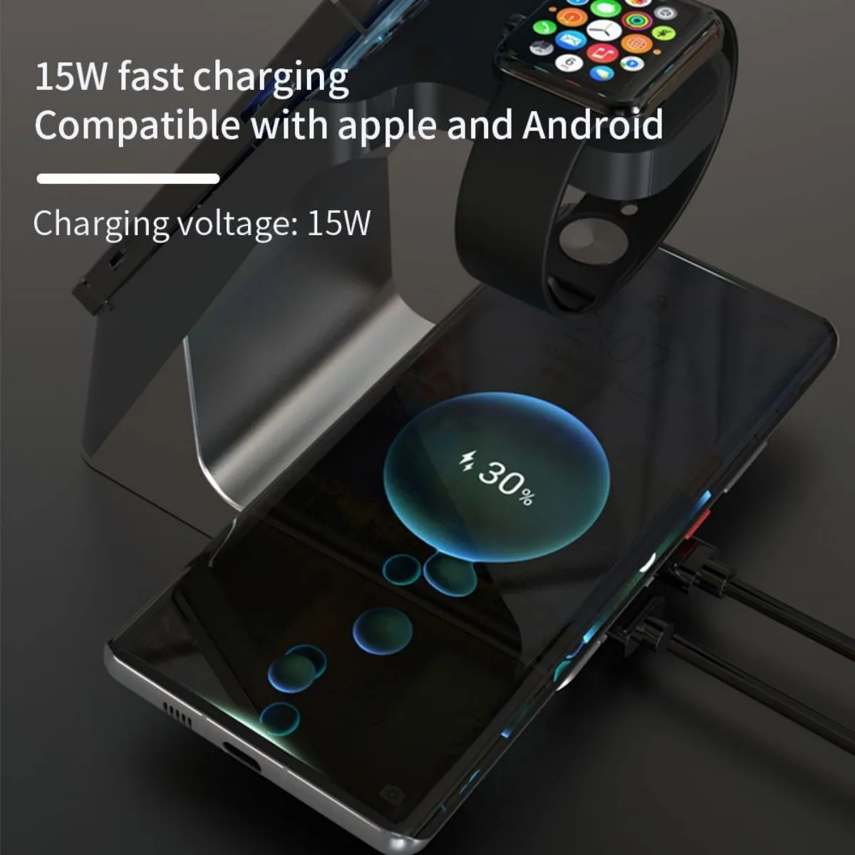 H27 Magnetic 6 in 1 Wireless Charger