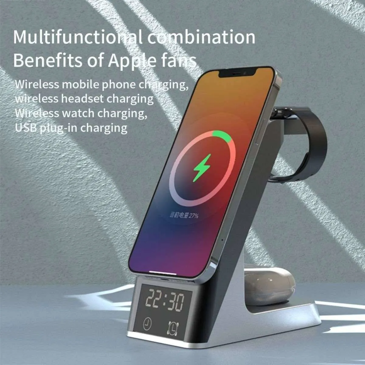 H27 Magnetic 6 in 1 Wireless Charger