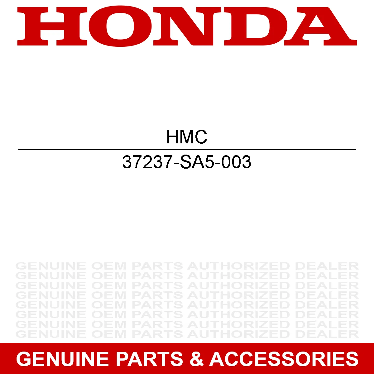 Honda 37237-SA5-003 Bulb (14V 3.4W)