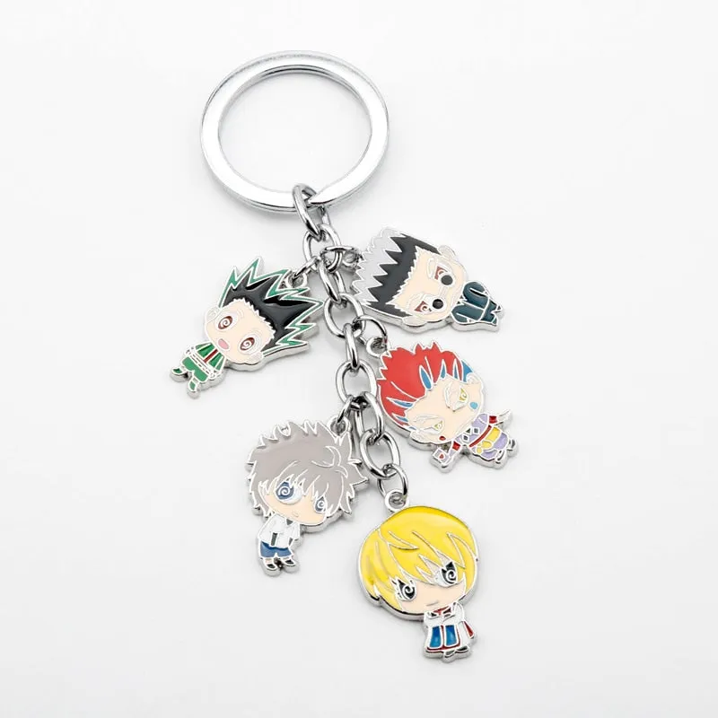 Hunter x Metal Dog Tag Key Chain Ring Holder