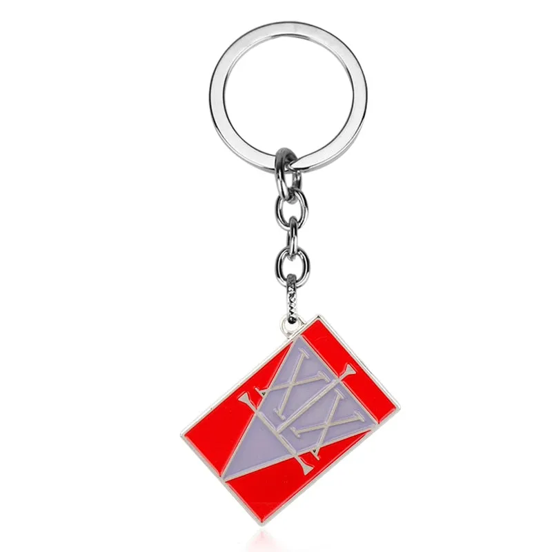 Hunter x Metal Dog Tag Key Chain Ring Holder