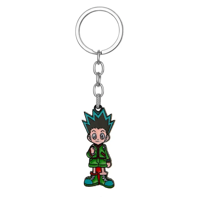 Hunter x Metal Dog Tag Key Chain Ring Holder