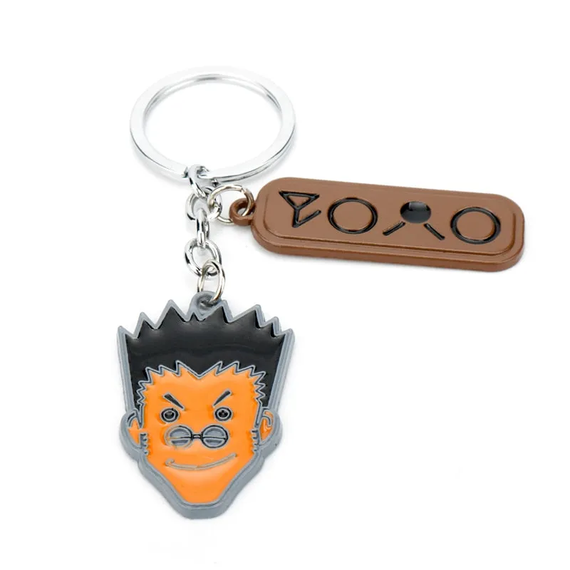 Hunter x Metal Dog Tag Key Chain Ring Holder