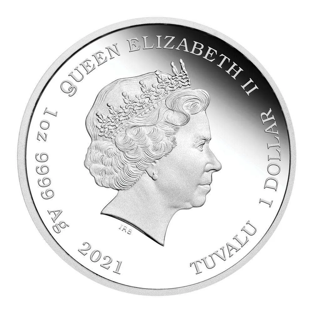 James Bond 1oz Silver Proof Coloured Coin - For Your Eyes Only 40th Anniversary Numbered Edition - By The Perth Mint