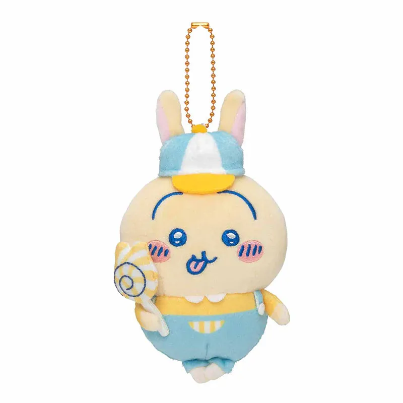 Japan ChiiKawa Amusement Park Series | ChiiKawa Hachiware Usagi Momonga - Mini Plush Doll keychain