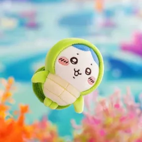 Japan ChiiKawa Aquarium Limited Keychain | Sea Turtle Hachiware - Mini Plush Doll