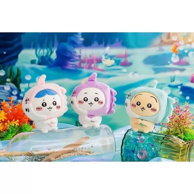 Japan ChiiKawa Aquarium Limited | Wheel Fish ChiiKawa Hachiware Usagi - Mini Plush Doll keychain