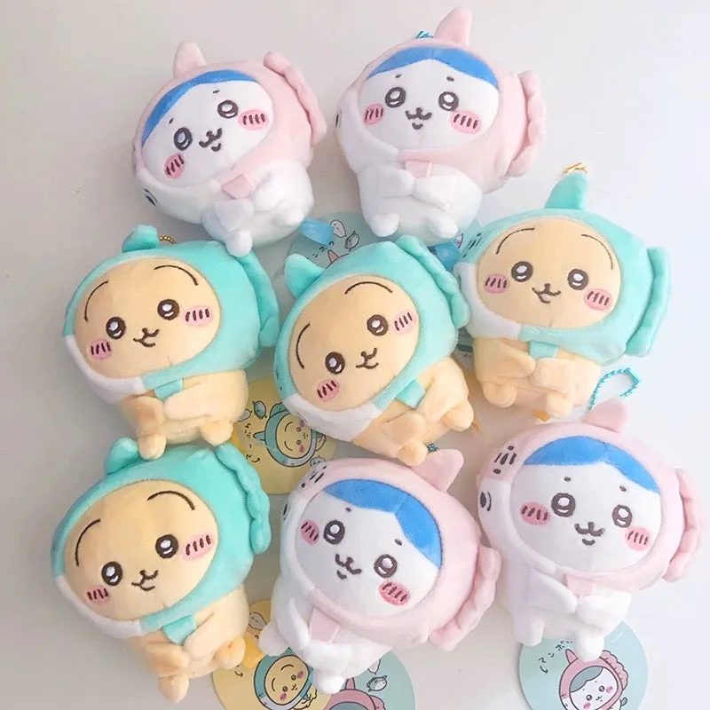 Japan ChiiKawa Aquarium Limited | Wheel Fish ChiiKawa Hachiware Usagi - Mini Plush Doll keychain