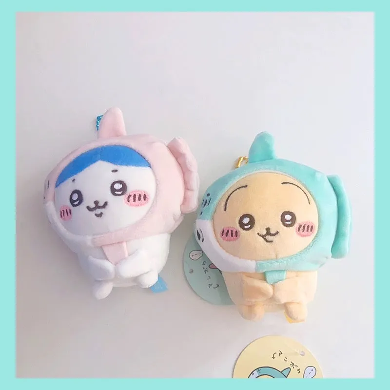 Japan ChiiKawa Aquarium Limited | Wheel Fish ChiiKawa Hachiware Usagi - Mini Plush Doll keychain