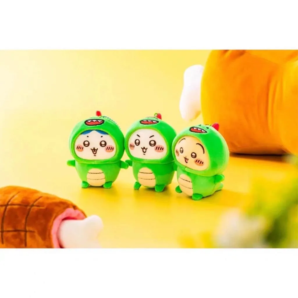 Japan ChiiKawa Dragon Year Green Drangon | ChiiKawa Hachiware Usagi - Mini Plush Doll Keychain