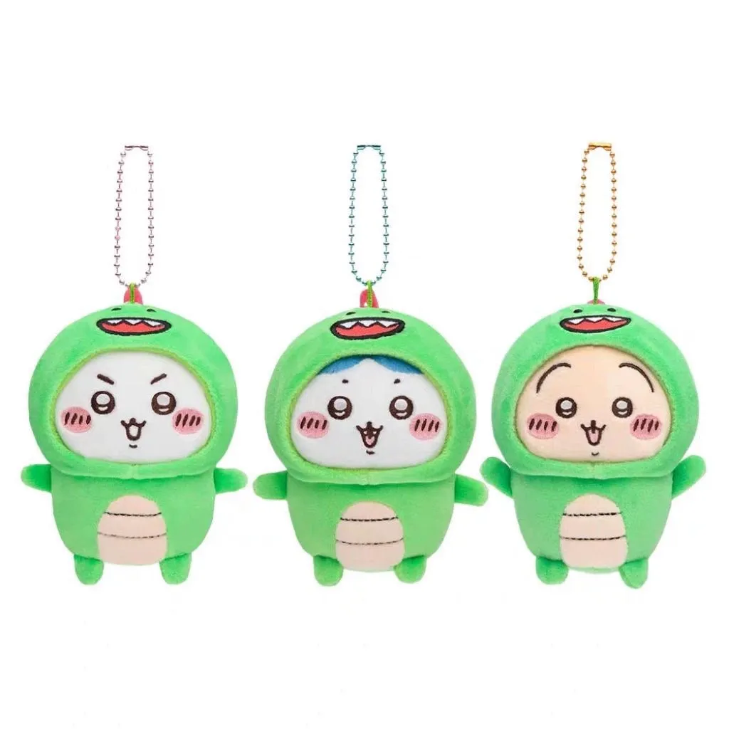 Japan ChiiKawa Dragon Year Green Drangon | ChiiKawa Hachiware Usagi - Mini Plush Doll Keychain