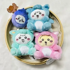 Japan ChiiKawa Drangon Year | ChiiKawa Hachiware Usagi Eggplant - Mini Plush Doll 13cm Keychain 10cm