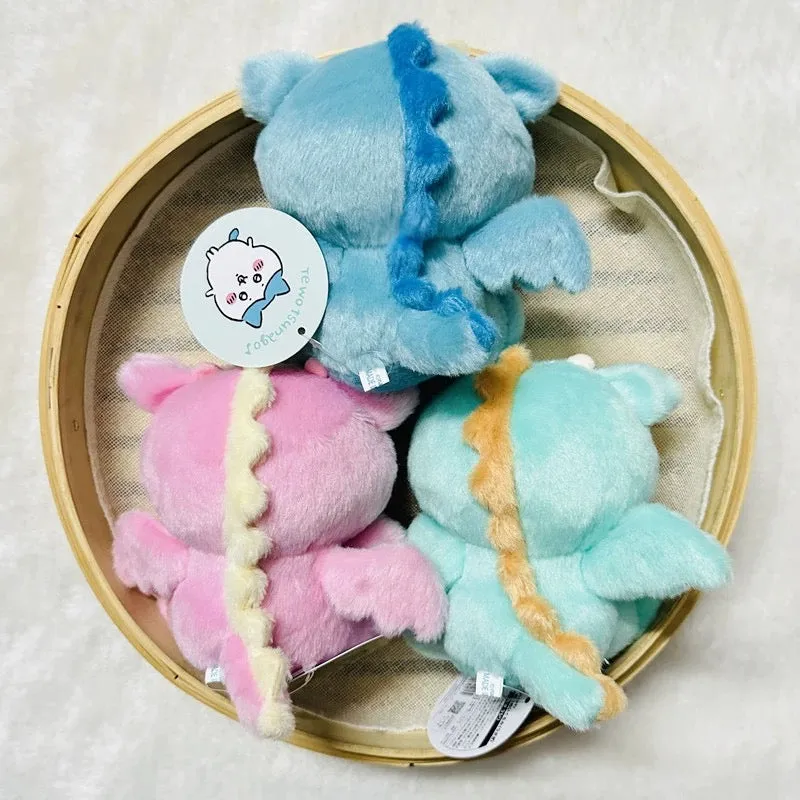 Japan ChiiKawa Drangon Year | ChiiKawa Hachiware Usagi Eggplant - Mini Plush Doll 13cm Keychain 10cm