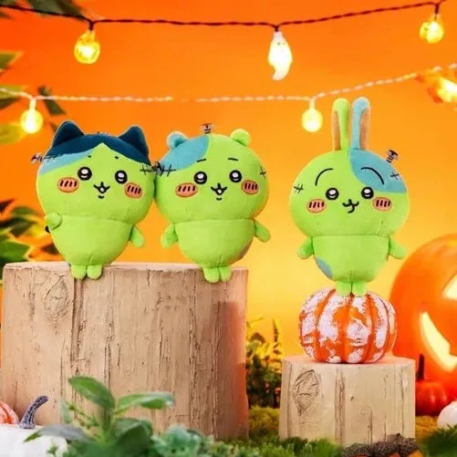 Japan ChiiKawa Halloween | ChiiKawa Hachiware Usagi - Mini Plush Doll Keychain