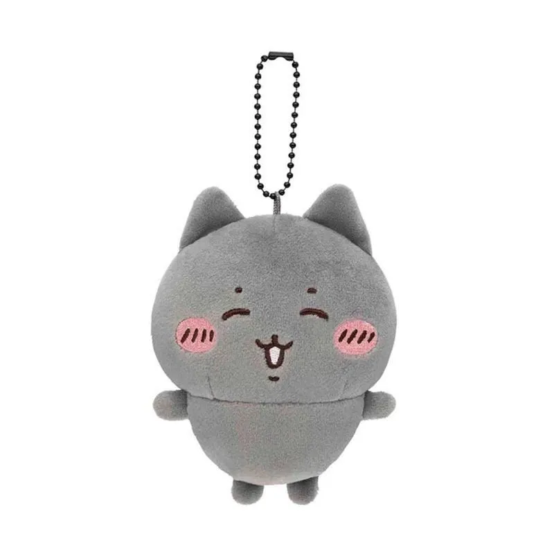 Japan ChiiKawa Halloween | Hachiware with Neko Cat Kitten - Mini Plush Doll Keychain