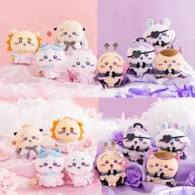 Japan ChiiKawa Lolita & Gothic Angel Devil | ChiiKawa Hachiware Usagi Momonga Rakko Shisa Kurimanju - Mini Plush Doll keychain