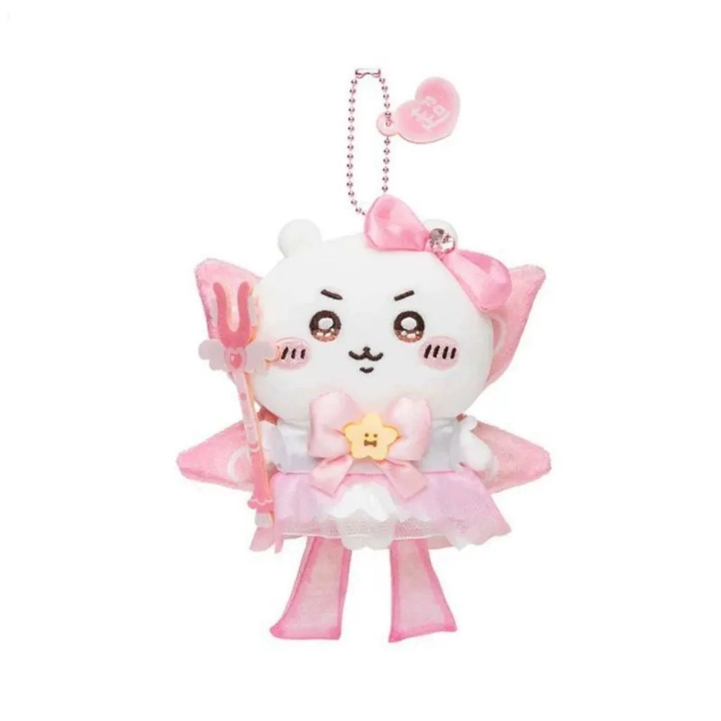 Japan ChiiKawa Magic Girl Series | ChiiKawa Hachiware Usagi Momonga Kurimanju Rakko Shisa Crab Beetle - Mini Plush Doll keychain