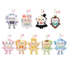 Japan ChiiKawa Magic Girl Series | ChiiKawa Hachiware Usagi Momonga Kurimanju Rakko Shisa Crab Beetle - Mini Plush Doll keychain