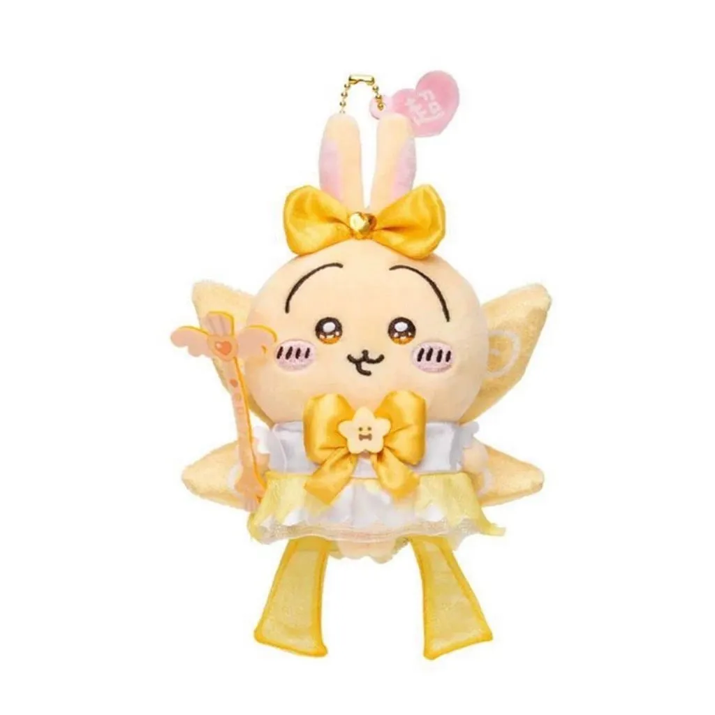 Japan ChiiKawa Magic Girl Series | ChiiKawa Hachiware Usagi Momonga Kurimanju Rakko Shisa Crab Beetle - Mini Plush Doll keychain