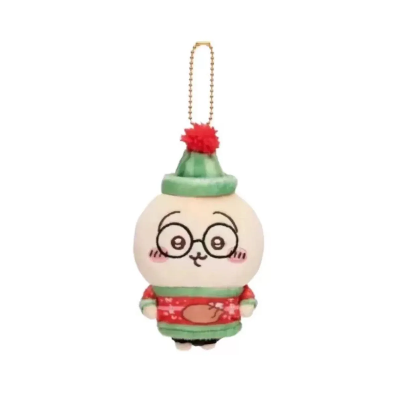 Japan ChiiKawa Merry Chrismas Edition | ChiiKawa Hachiware Usagi - Mini Plush Doll keychain