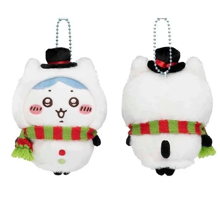 Japan ChiiKawa Merry Chrismas Edition | ChiiKawa Hachiware Usagi - Mini Plush Doll keychain