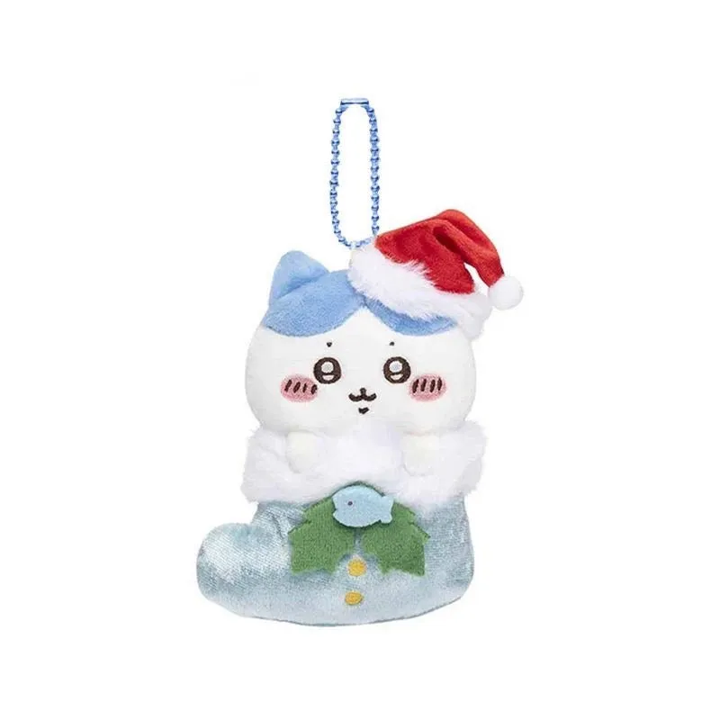Japan ChiiKawa Merry Chrismas Edition | ChiiKawa Hachiware Usagi - Mini Plush Doll keychain