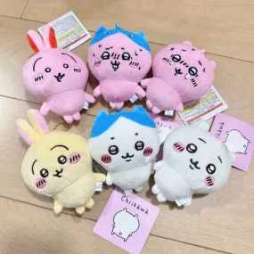 Japan ChiiKawa Normal and Pink Spicy | ChiiKawa Hachiware Usagi - Mini Plush Doll Keychain